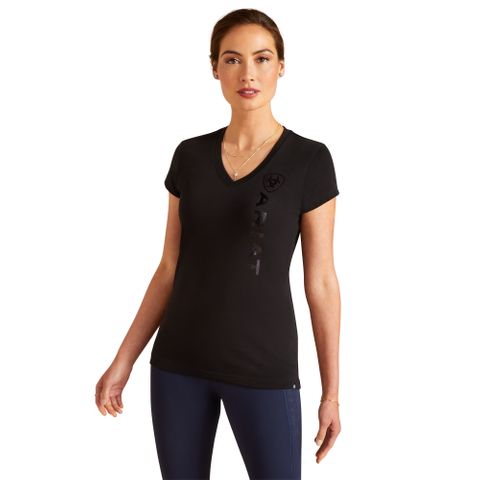 Women's Vertical Logo V-Neck T-Shirt - 10048602