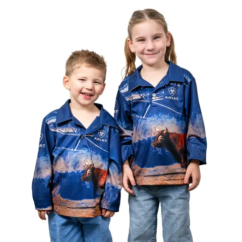 Kids Bullcatcher Fishing Shirt - 4007CLSP