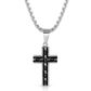 Barbed Wire Cross Necklace - NC5602