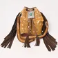 Women's Deer Hide Western Handbag - ADBG1272A