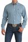 Men's Geometric Print L/S Western Shirt - MTW1105794