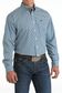 Men's Geometric Print L/S Western Shirt - MTW1105794