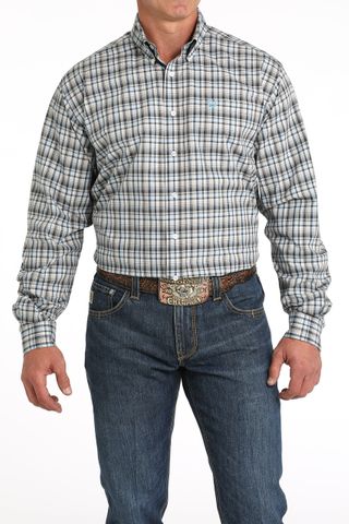 Men's Plaid L/S Western Shirt - MTW1105800