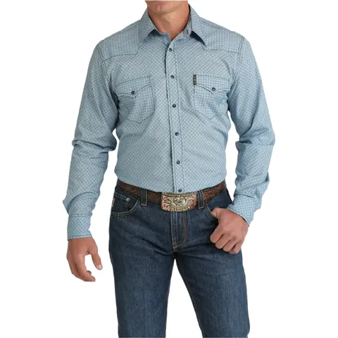 Men's Modern Fit L/S Western Shirt - MTW1303078