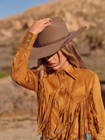 Lainey Wilson Fringe L/S Western Shirt - 112360615