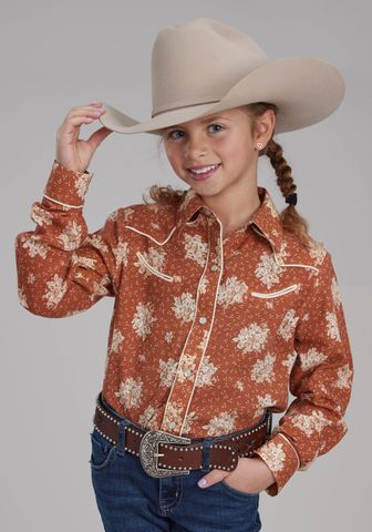 Girl's Karman L/S Western Shirt - 80086676