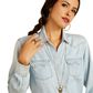 Women's Blues Snap L/S Western Shirt - 10051493