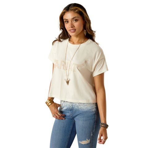 Women's Wild Hat Cropped S/S Tee - 10051497