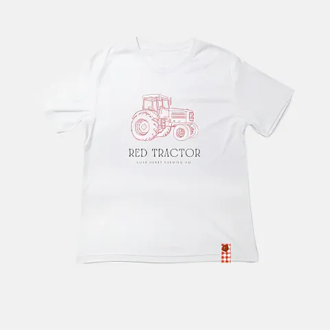 Boy's Red Tractor Tee - LH24ASCPB04