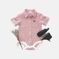 Infant Boy's Dress Shirt Romper - LH24SCPBB11