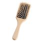 Women's Tooling Leather Hairbrush - CA14BRN