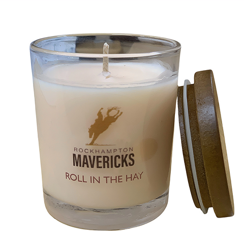 Roll in the Hay Glass Candle - ROLLHAY