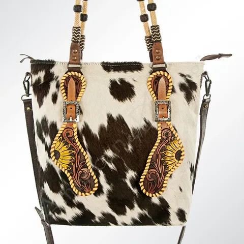 Women's Tack Inspired Tote Bag - ADBG540BRW