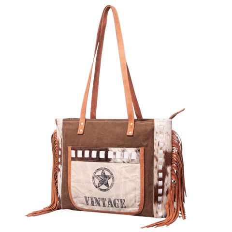 Women's Upcycled Canvas Bag - OHV131