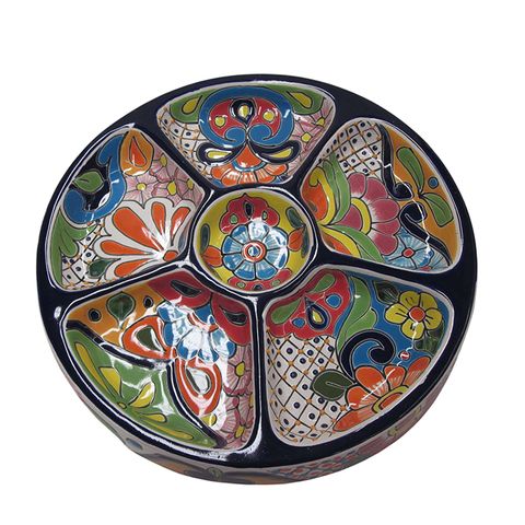 Talavera Round Snack Dish - JOJ90