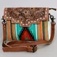 Women's Genuine Western Crossbody Bag - ADBG586