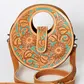 Women's Hand Tooled Hobo Bag - ADBG734