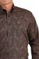 Men's Paisley Print L/S Western Shirt - MTW1105819