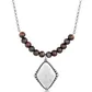 Women's Blank Slate Beaded Necklace - NC5970