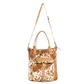 Mesa Maverick Tote Bag in Brown & White - S-10818