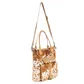 Mesa Maverick Tote Bag in Brown & White - S-10818