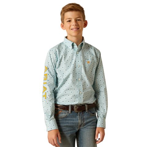 Boy's Colton Team L/S Western Shirt - 10051406