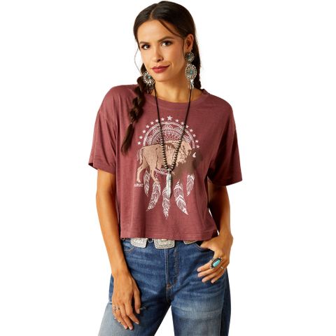 Women's Buffalo Territory Cropped Tee - 10051310