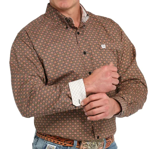 Men's L/S Western Shirt - MTW1105833