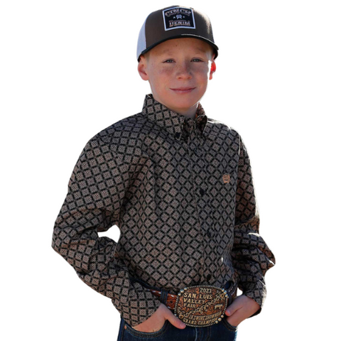 Boy's Western L/S Shirt - MTW7060360