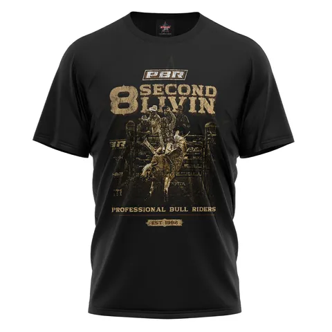 Men's 8 Second Livin Tee - PBRPB07JAM8