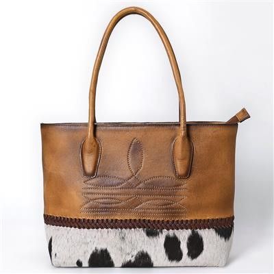 Women's Cowhide Handbag - ADBGM526