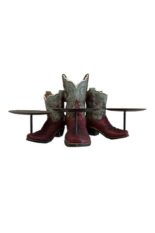 Boot Triple Candle Holder - P4S1907GFT