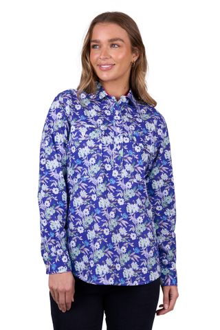 Women's Tia 1/2 Placket L/S Shirt - H5W2101178