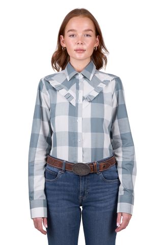 Women's Celina Check LS Shirt - X5W2126278