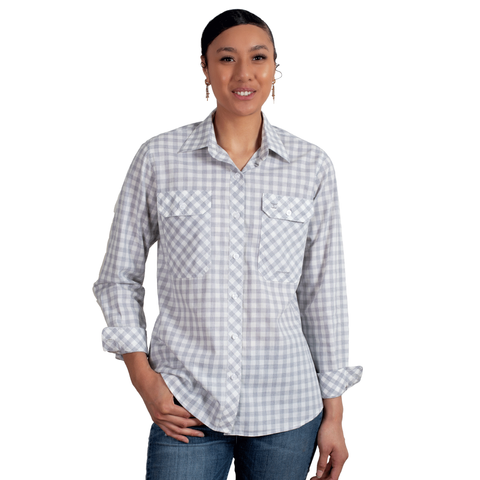 Women's Abbey Full Button L/S Shirt - WWLS2403