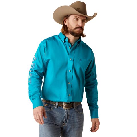 Men's Team Logo L/S Western Shirt - 10046720