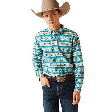 Boy's Brent L/S Western Shirt - 10046431