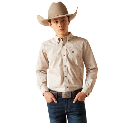 Boy's Beau L/S Western Shirt - 10046433