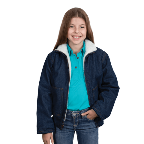 Jnr Diamantina Sherpa Denim Jacket - BWOJ2402