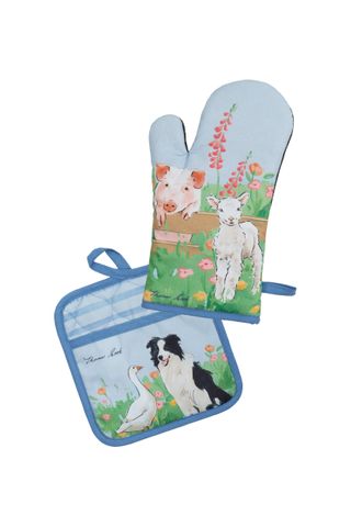 Farmyard Oven Mitt & Pot Holder - TCP2906OVN973