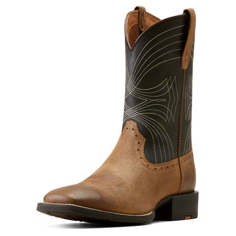 Men's Sport Wide Square Toe Western Boot - 10050993