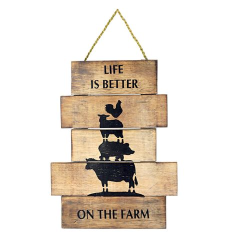 Life Is Better Handcrafted Wall Art - 33750WAL