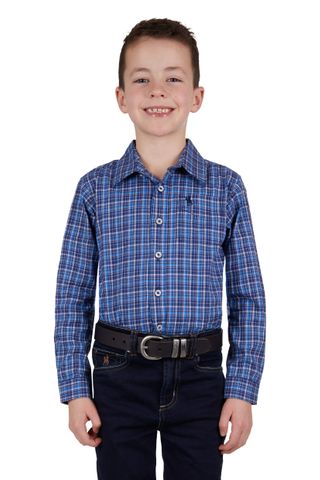 Boy's Angus L/S Shirt - T4W3139047