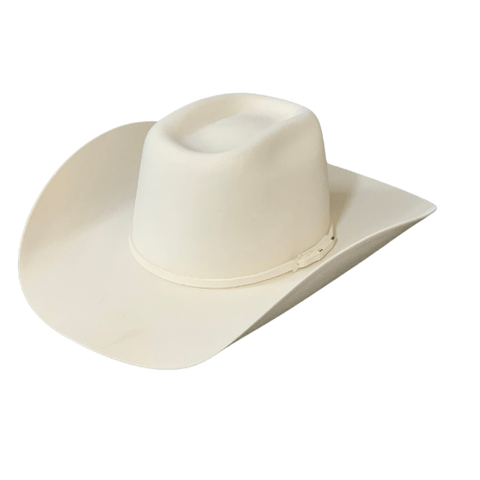 6X Cream 4 3/8" Brim Cowboy Hat - 6XCREAM