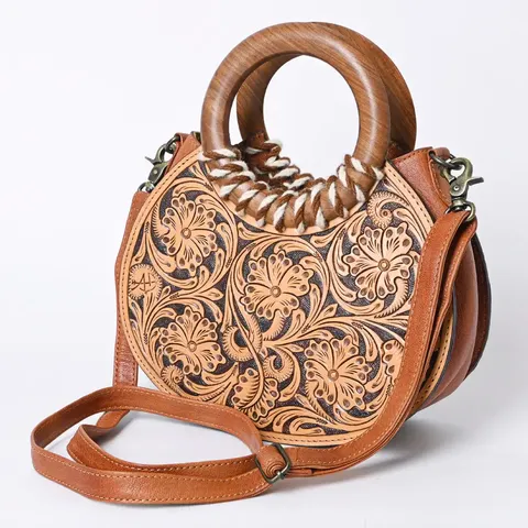 Women's Tooled Western Handbag - ADBG1227