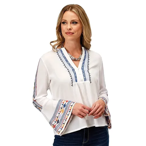 Women's Studio West L/S Blouse - 50565077