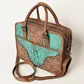 Women's Tooled Alligator Handbag - ADBG1183