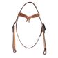 Alaska Knotted Brow Headstall - FOR20-0108