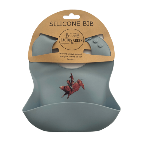 Silicone Bullrider Baby Bib - 001