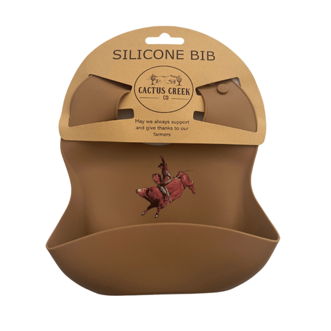 Silicone Bullrider Baby Bib - 003